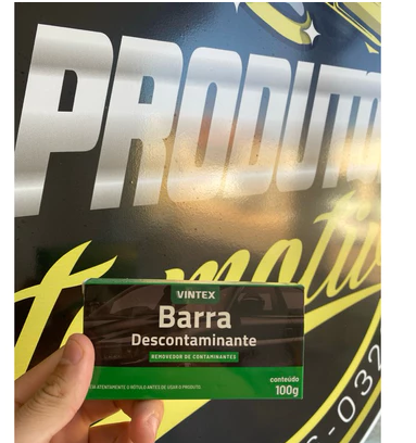 Barra descontaminante para pintura de automóveis