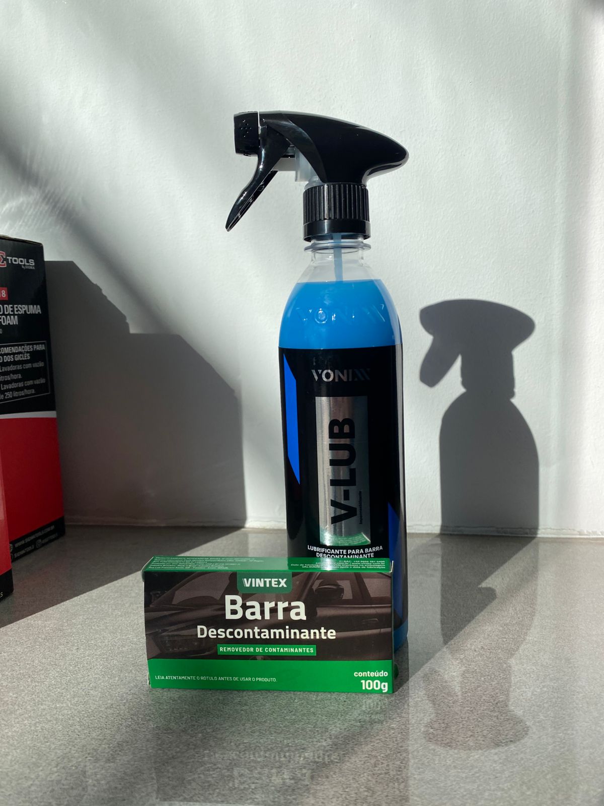 V LUB + BARRA DESCONTAMINANTE 100g